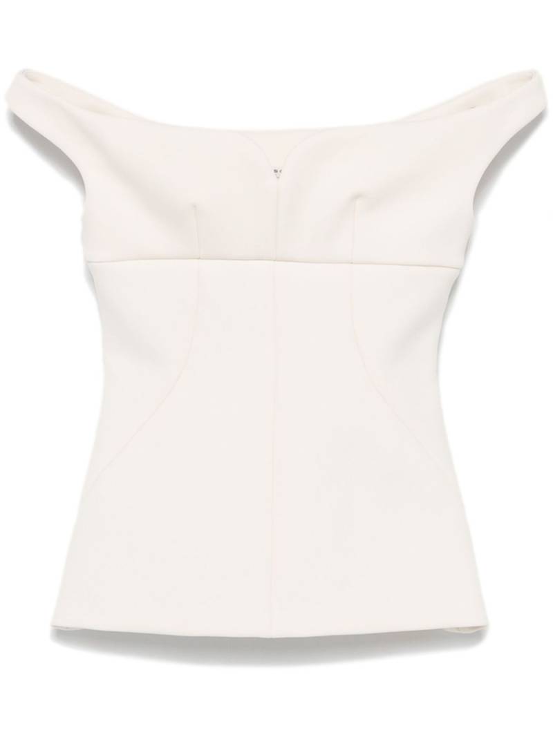 Philosophy Di Lorenzo Serafini off-shoulder top - White von Philosophy Di Lorenzo Serafini