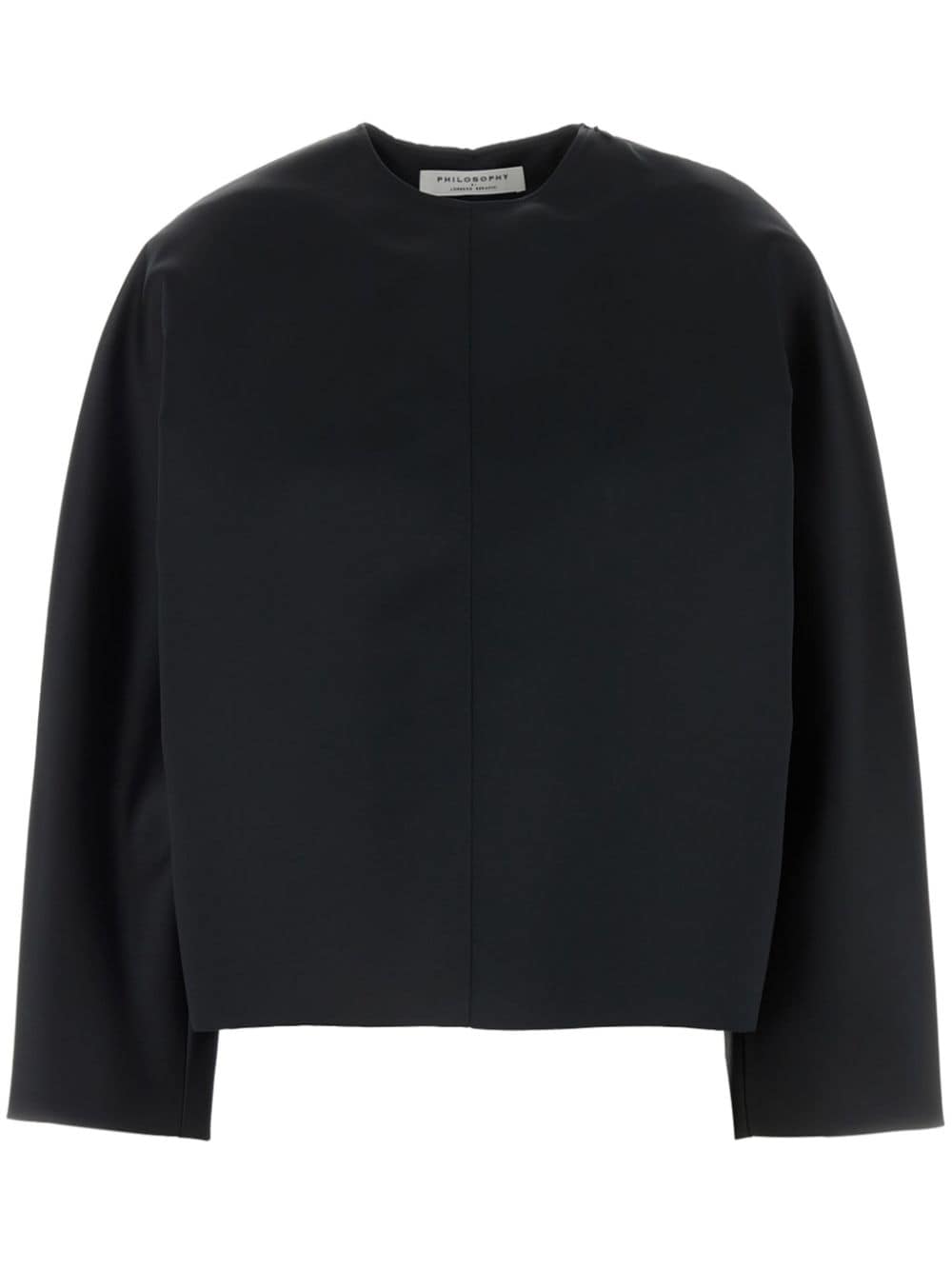 Philosophy Di Lorenzo Serafini open-back sweatshirt - Black von Philosophy Di Lorenzo Serafini