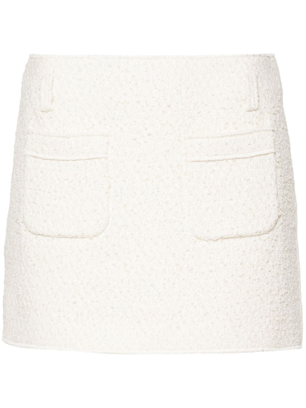 Philosophy Di Lorenzo Serafini patch-pocket tweed miniskirt - White von Philosophy Di Lorenzo Serafini