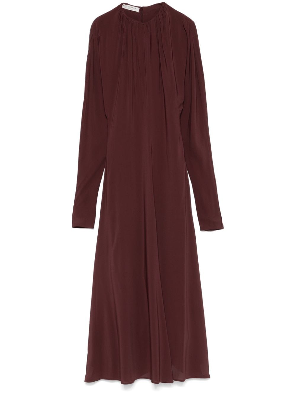 Philosophy Di Lorenzo Serafini pleat-detail midi dress - Brown von Philosophy Di Lorenzo Serafini