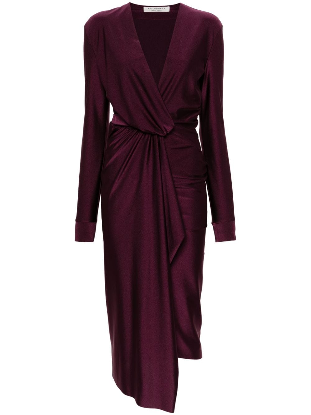 Philosophy Di Lorenzo Serafini pleated maxi dress - Purple von Philosophy Di Lorenzo Serafini