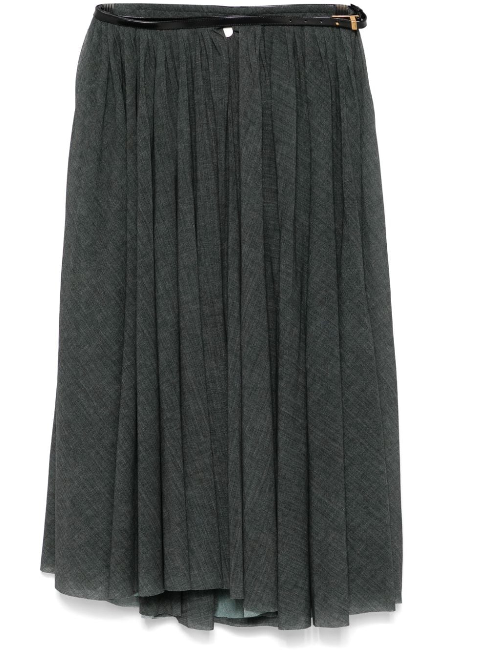 Philosophy Di Lorenzo Serafini pleated midi skirt - Grey von Philosophy Di Lorenzo Serafini