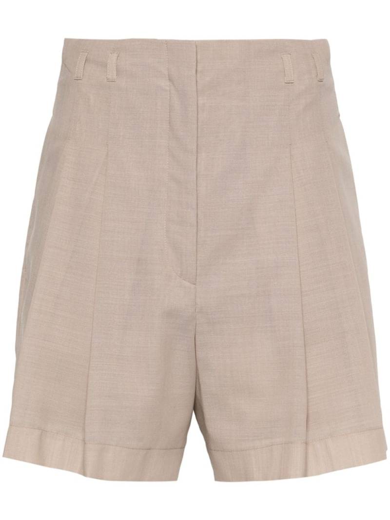 Philosophy Di Lorenzo Serafini pleated tailored shorts - Neutrals von Philosophy Di Lorenzo Serafini