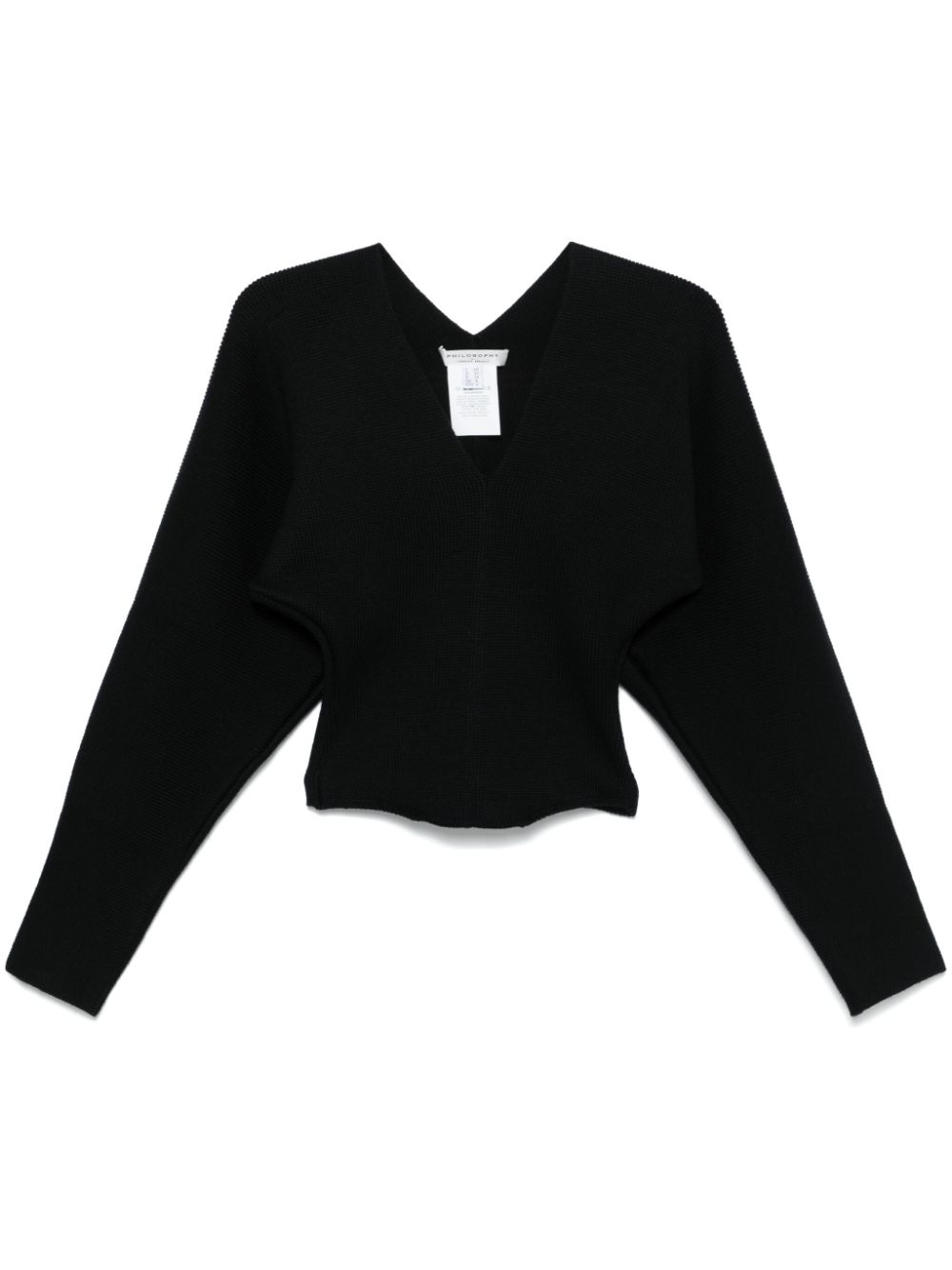 Philosophy Di Lorenzo Serafini ribbed-knit sweater - Black von Philosophy Di Lorenzo Serafini