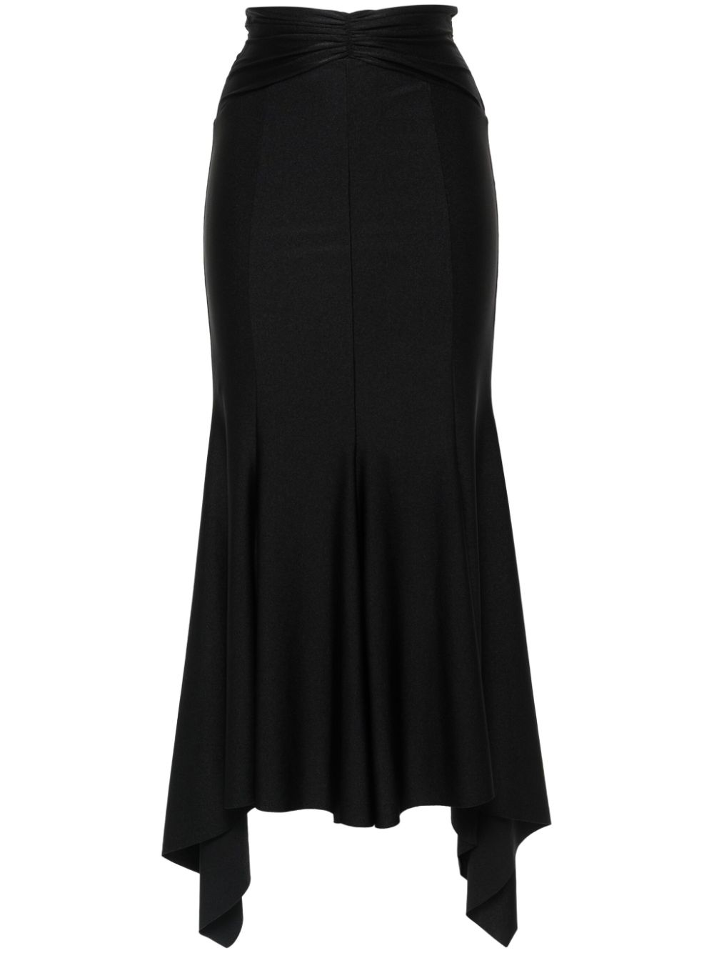 Philosophy Di Lorenzo Serafini ruched flared midi skirt - Black von Philosophy Di Lorenzo Serafini