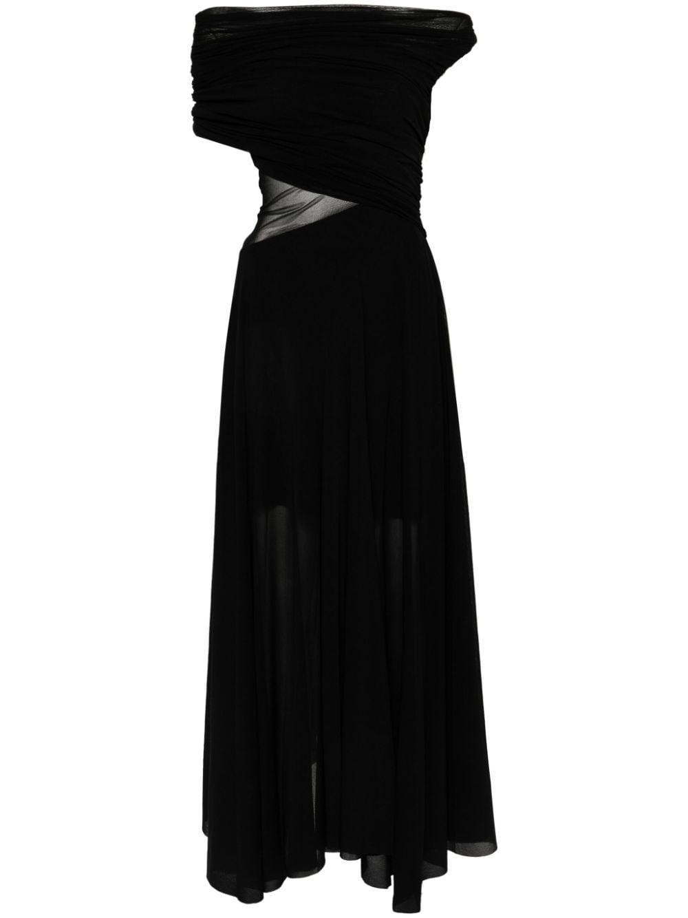 Philosophy Di Lorenzo Serafini ruched gown - Black von Philosophy Di Lorenzo Serafini