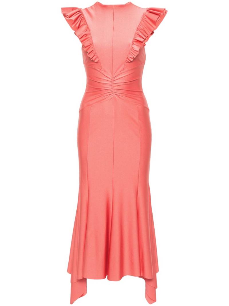 Philosophy Di Lorenzo Serafini ruffled flared maxi dress - Pink von Philosophy Di Lorenzo Serafini