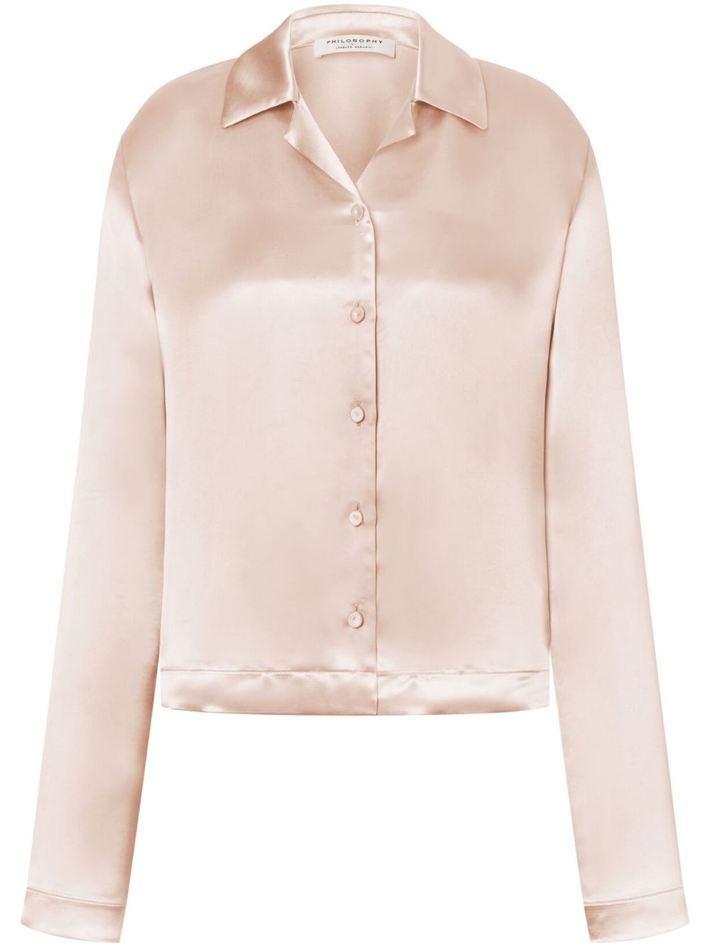 Philosophy Di Lorenzo Serafini satin-finish shirt - Pink von Philosophy Di Lorenzo Serafini