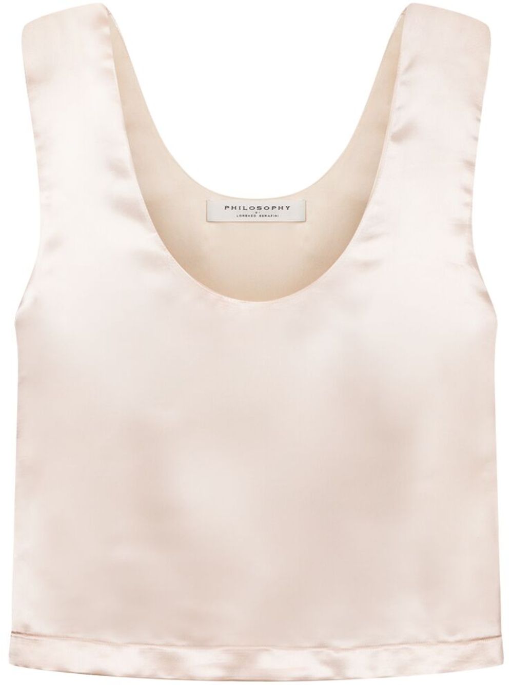 Philosophy Di Lorenzo Serafini satin-finish top - Pink von Philosophy Di Lorenzo Serafini