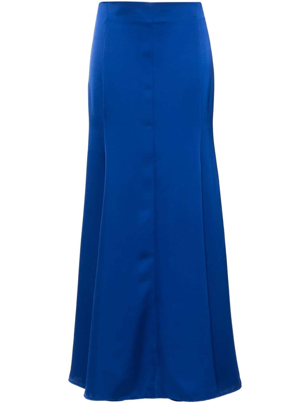 Philosophy Di Lorenzo Serafini satin maxi flared skirt - Blue von Philosophy Di Lorenzo Serafini