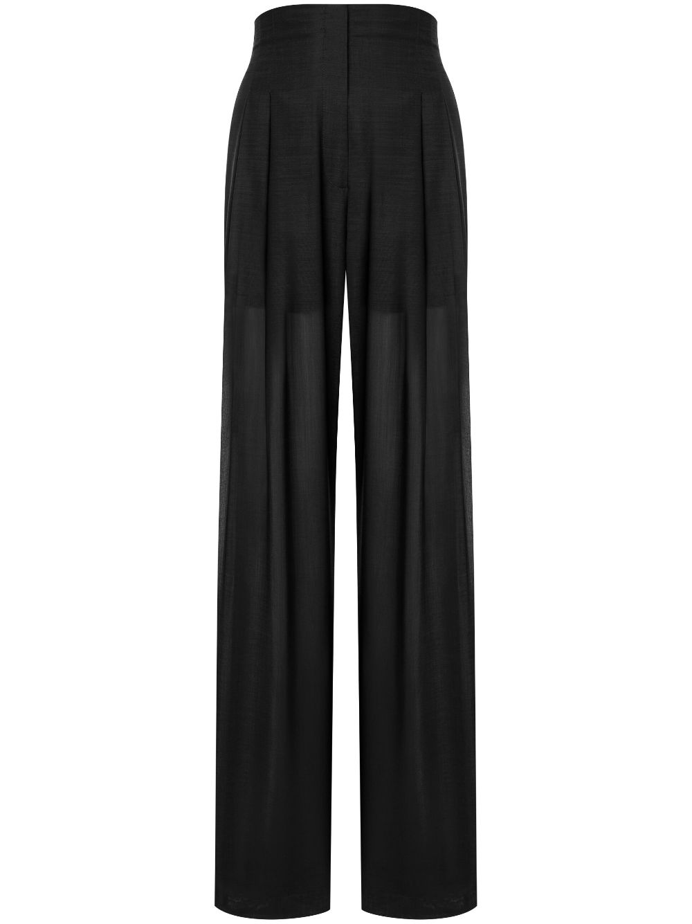 Philosophy Di Lorenzo Serafini semi-sheer wide-leg trousers - Black von Philosophy Di Lorenzo Serafini