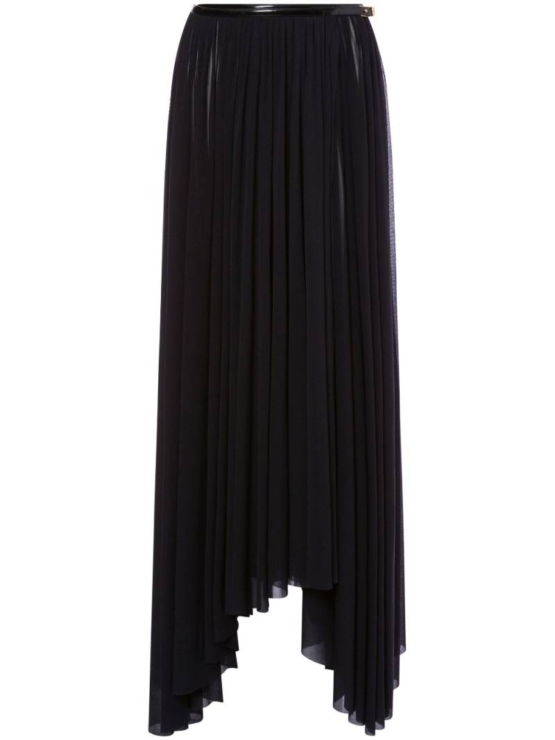 Philosophy Di Lorenzo Serafini semi-sheer wrap maxi skirt - Black von Philosophy Di Lorenzo Serafini