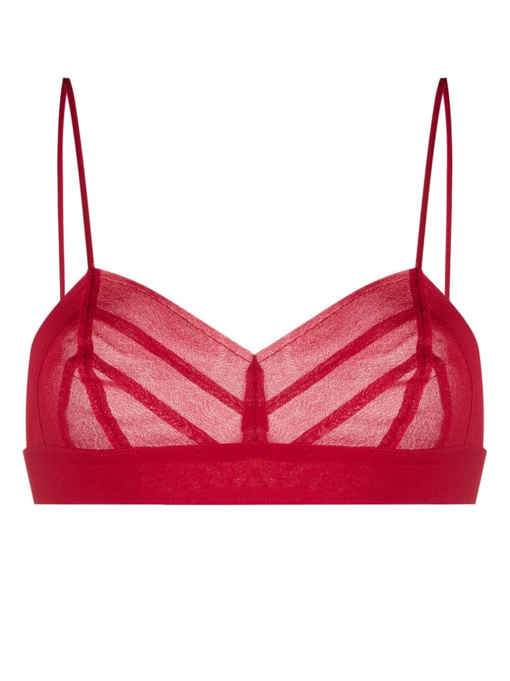 Philosophy Di Lorenzo Serafini semi-sheered panelled bra von Philosophy Di Lorenzo Serafini