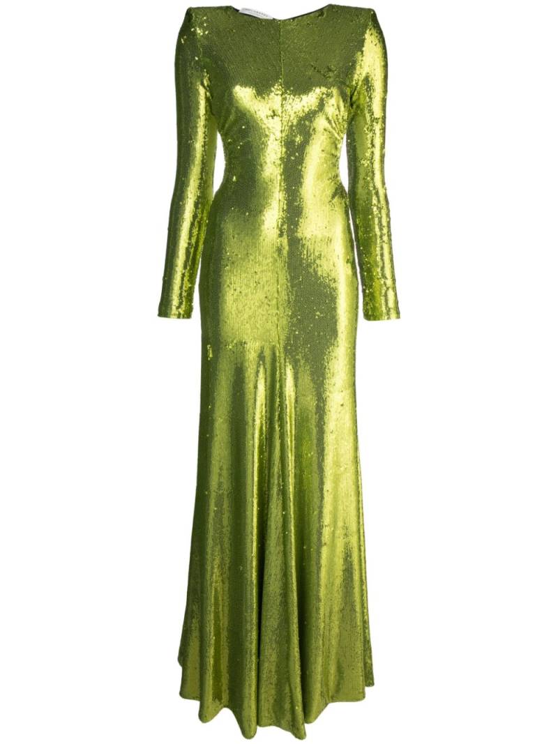 Philosophy Di Lorenzo Serafini sequined open-back dress - Green von Philosophy Di Lorenzo Serafini