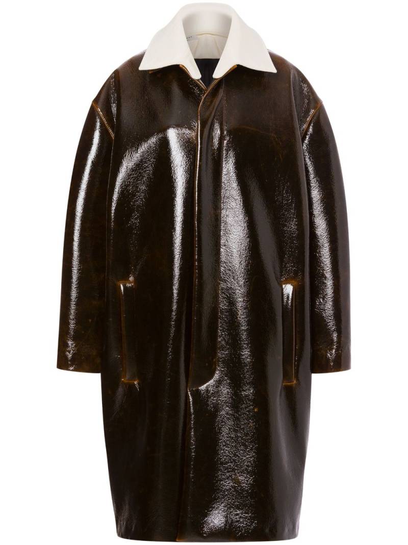 Philosophy Di Lorenzo Serafini single-breasted midi coat - Brown von Philosophy Di Lorenzo Serafini