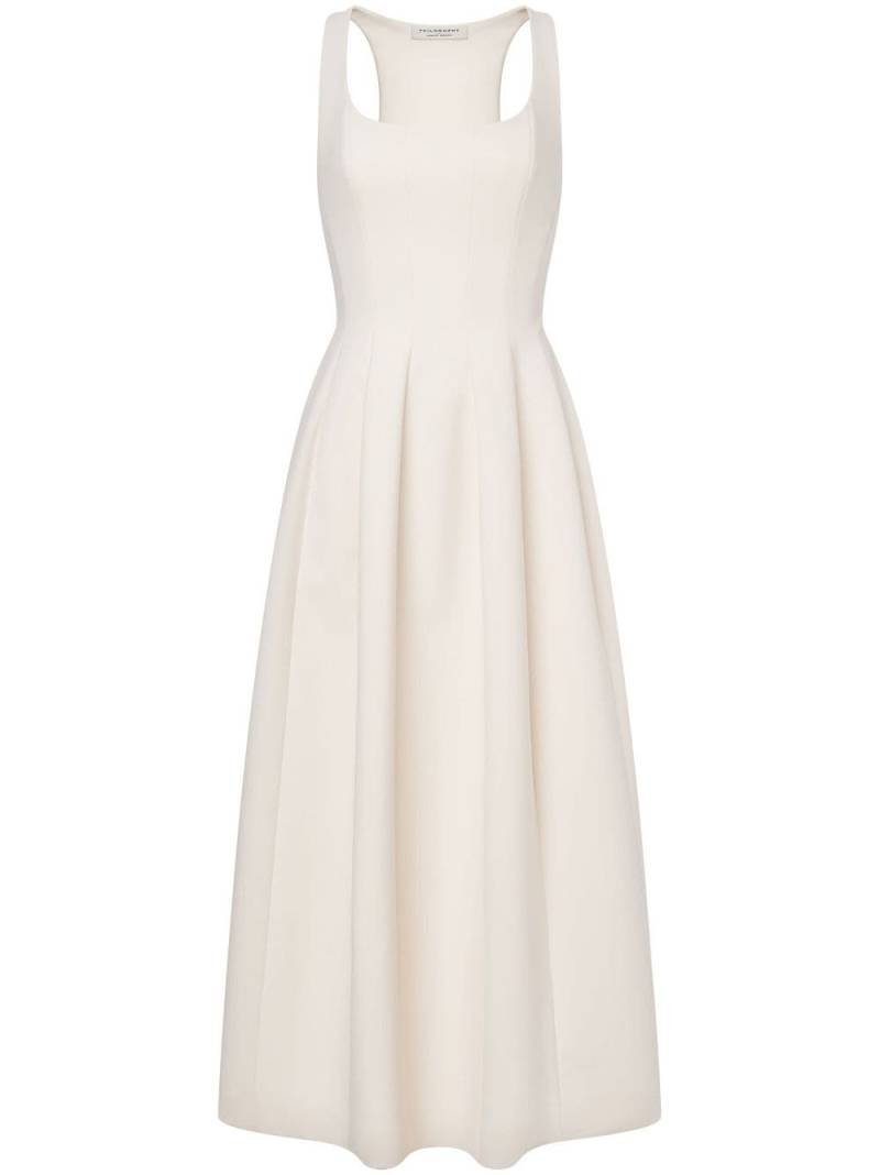 Philosophy Di Lorenzo Serafini square-neck full-skirt dress - White von Philosophy Di Lorenzo Serafini