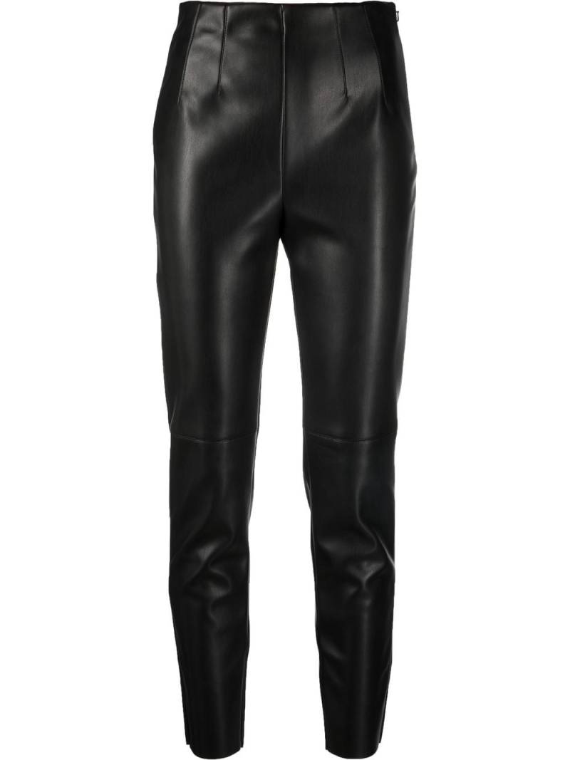 Philosophy Di Lorenzo Serafini tonal-stitching faux-leather leggings - Black von Philosophy Di Lorenzo Serafini