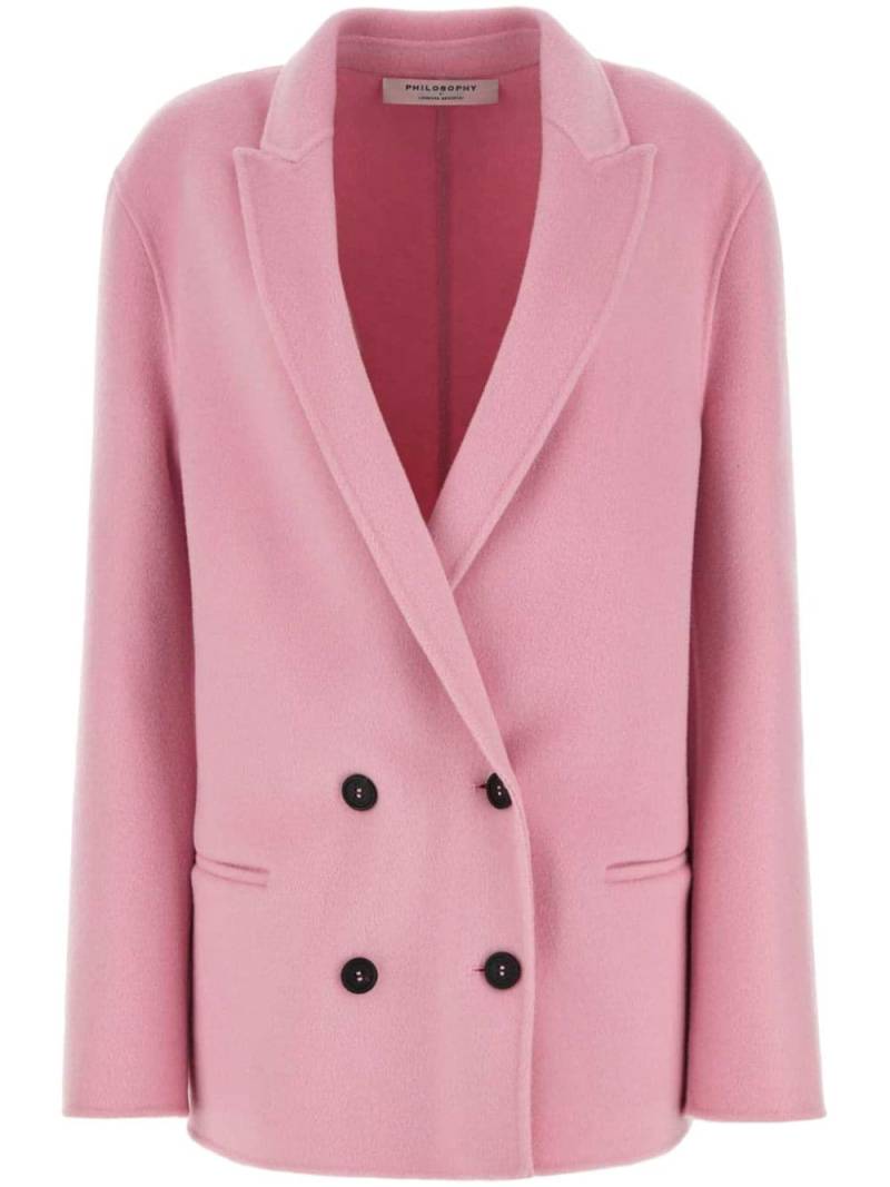 Philosophy Di Lorenzo Serafini wool blazer - Pink von Philosophy Di Lorenzo Serafini