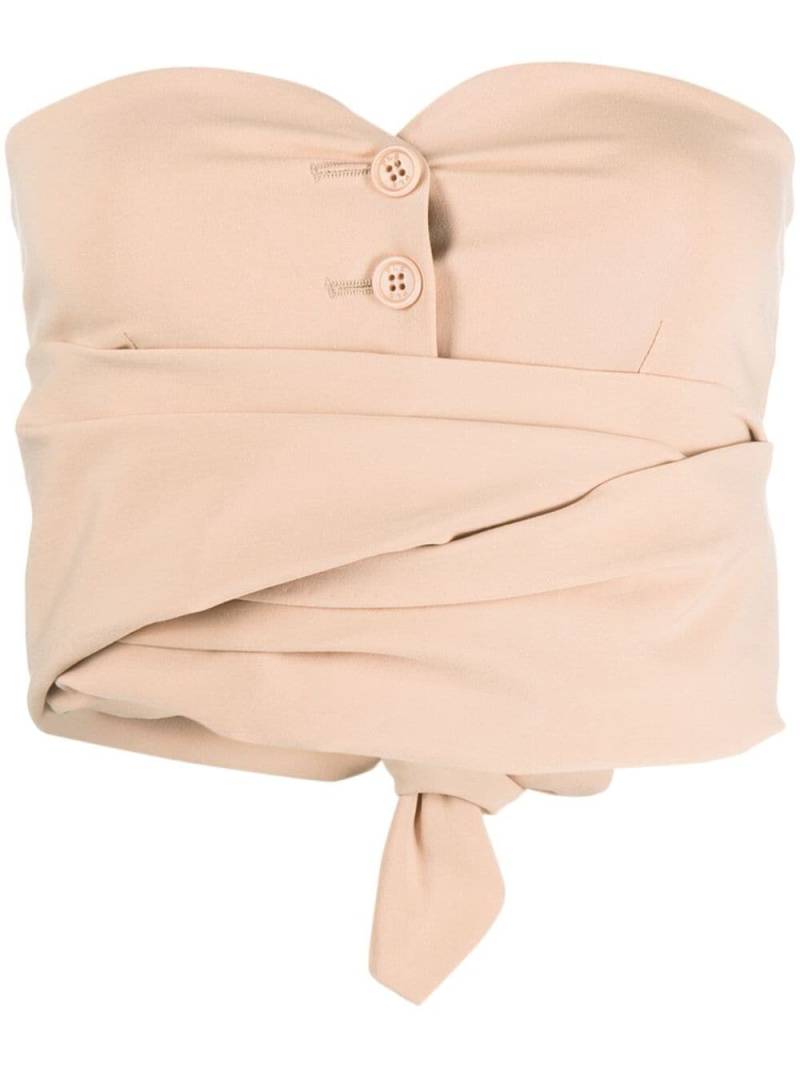 Philosophy Di Lorenzo Serafini wrap-around bustier top - Pink von Philosophy Di Lorenzo Serafini