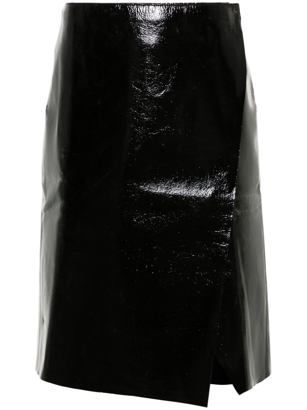 Philosophy Di Lorenzo Serafini wrap midi skirt - Black von Philosophy Di Lorenzo Serafini