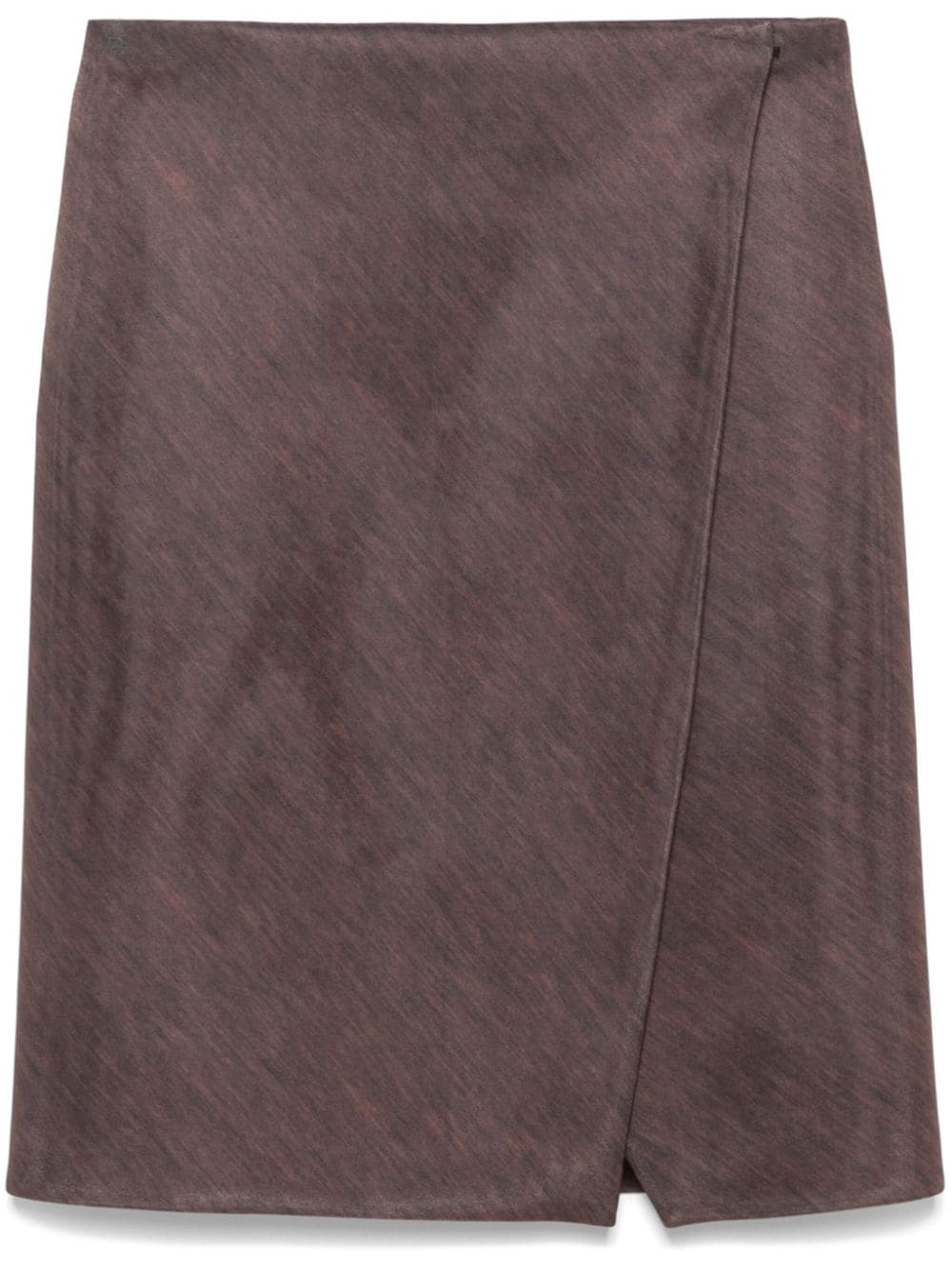 Philosophy Di Lorenzo Serafini wrap midi skirt - Brown von Philosophy Di Lorenzo Serafini