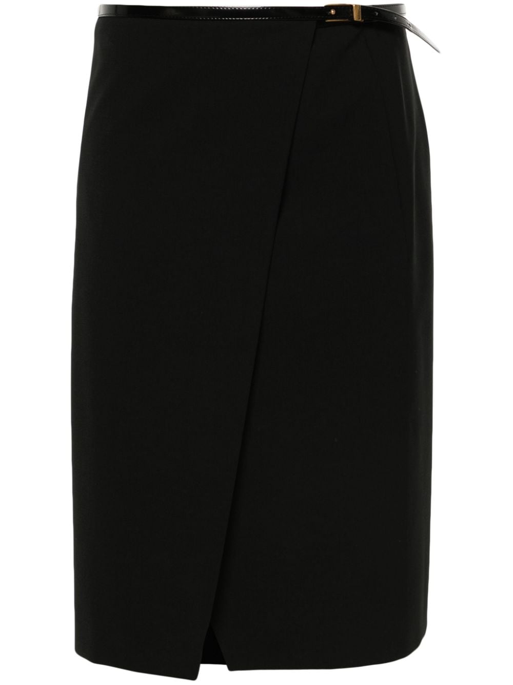 Philosophy Di Lorenzo Serafini wrap mini skirt - Black von Philosophy Di Lorenzo Serafini