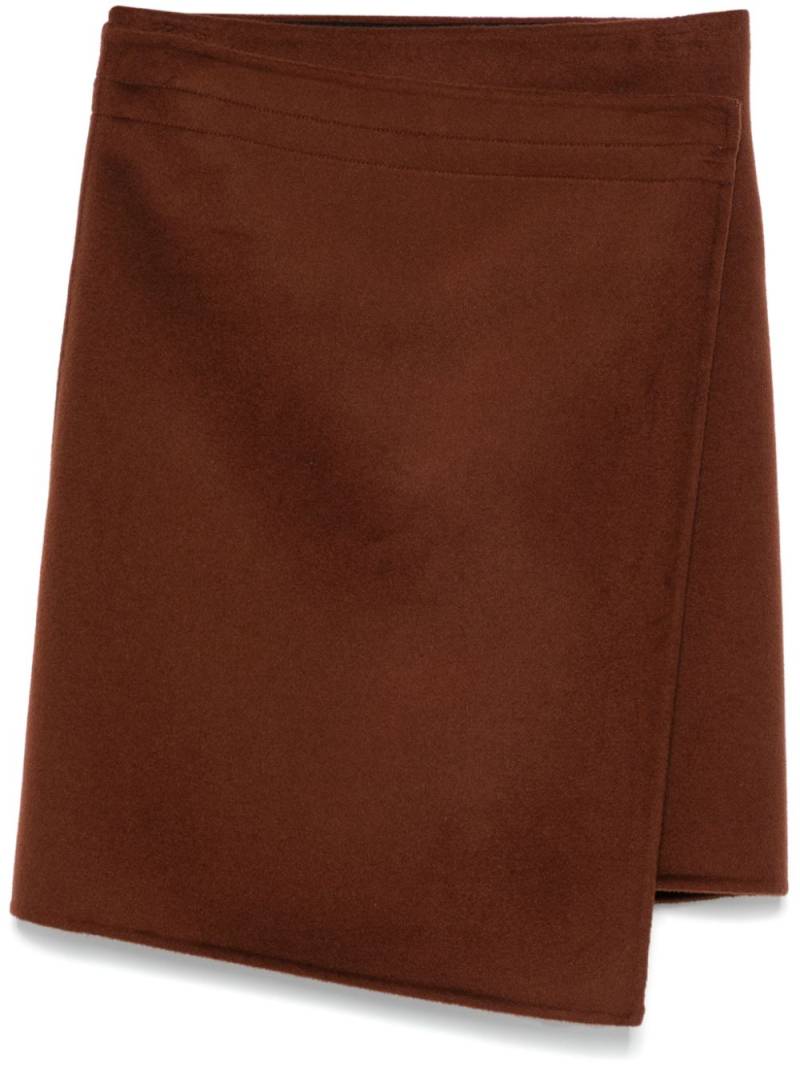 Philosophy Di Lorenzo Serafini wrap mini skirt - Brown von Philosophy Di Lorenzo Serafini