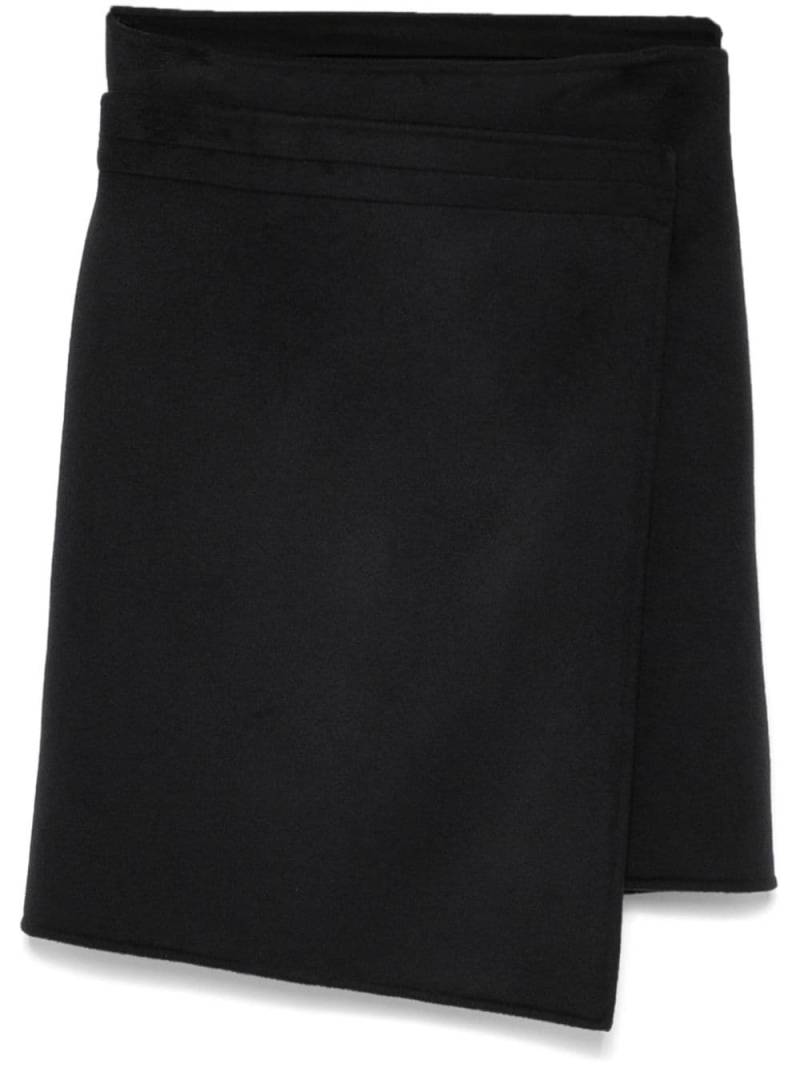 Philosophy Di Lorenzo Serafini wrap mini skirt - Grey von Philosophy Di Lorenzo Serafini