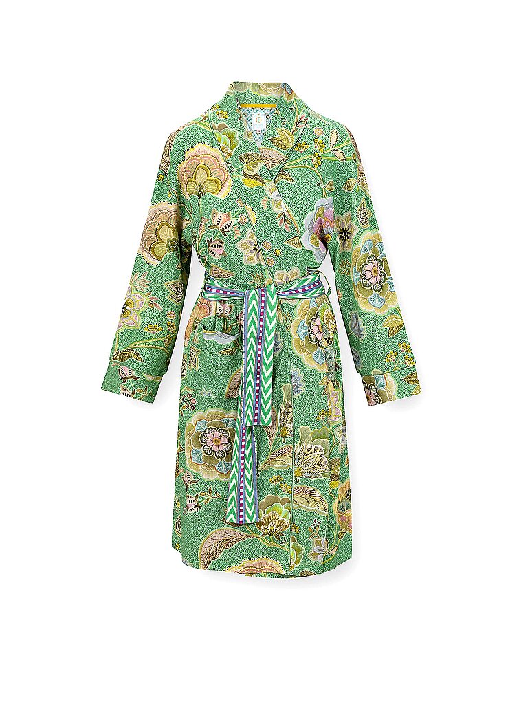 PIP STUDIO Morgenmantel - Kimono NISHA grün | M PIP STUDIO Morgenmantel - Kimono NISHA grün | M von PiP Studio