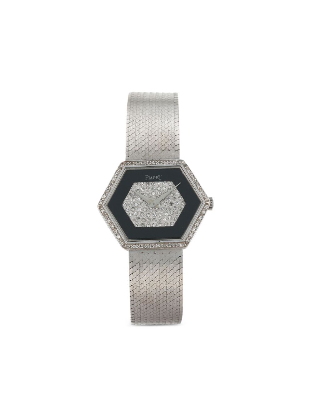 Piaget 1970 pre-owned hexagonal-face 29mm - Silver von Piaget