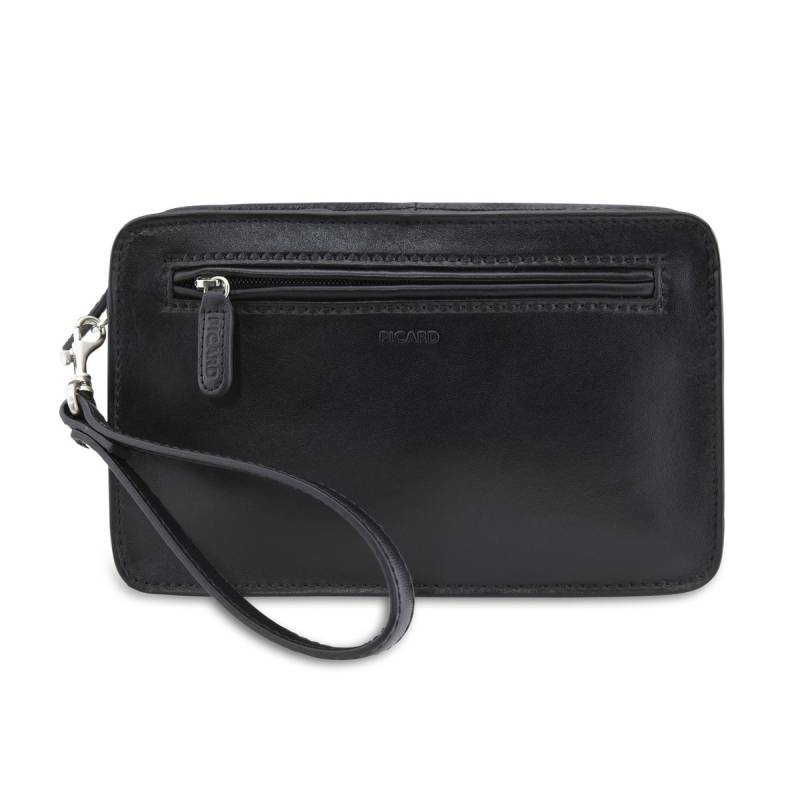 Toscana - Handgelenktasche Leder, Schwarz von Picard