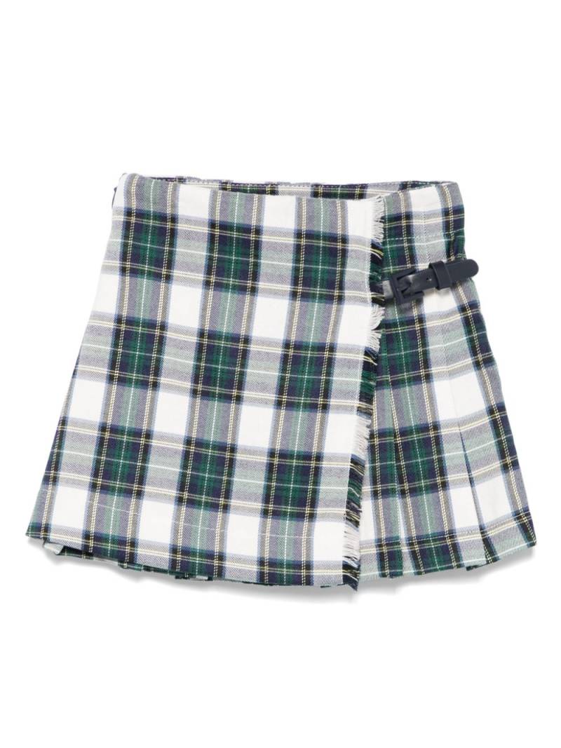 Piccola Ludo checked mini skirt - Green von Piccola Ludo