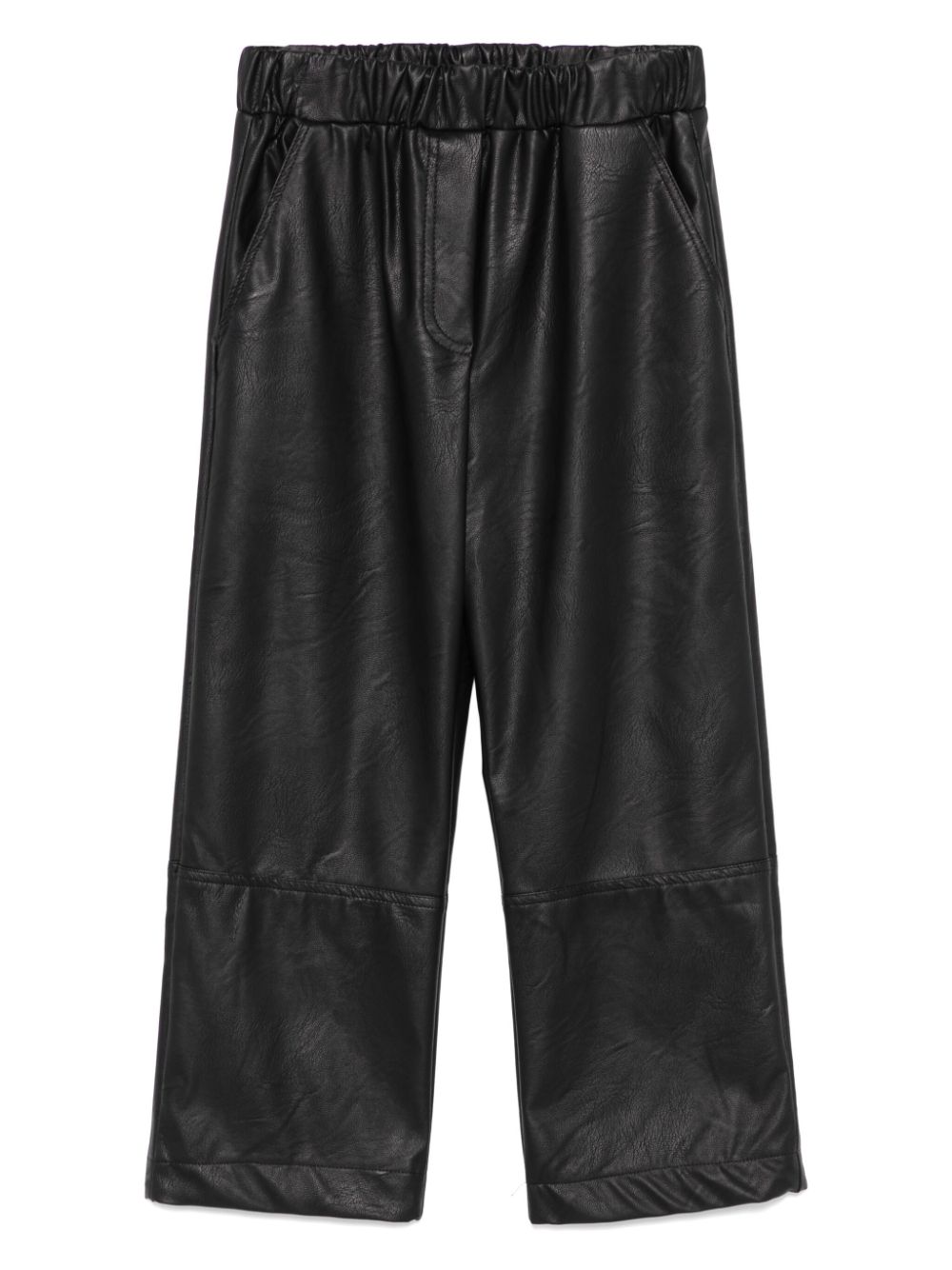 Piccola Ludo straight-leg trousers - Black von Piccola Ludo