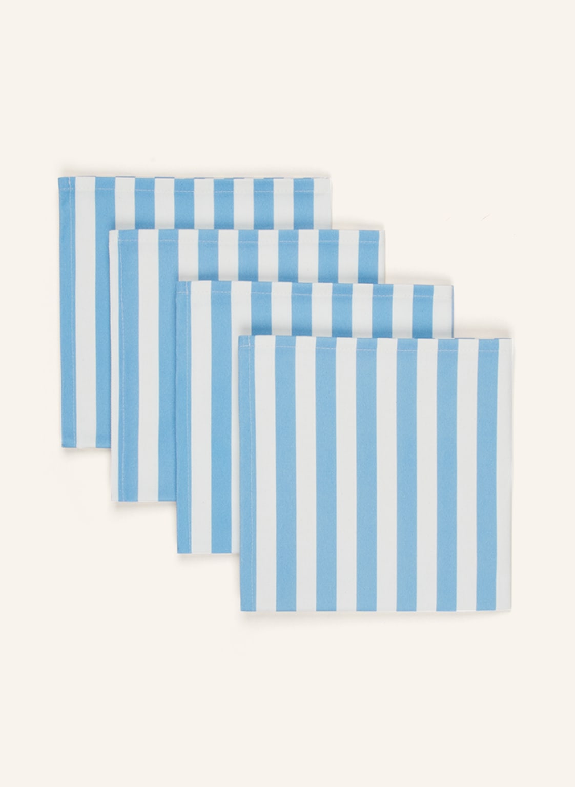 Pichler 4er-Set Stoffservietten Mezzo blau von Pichler