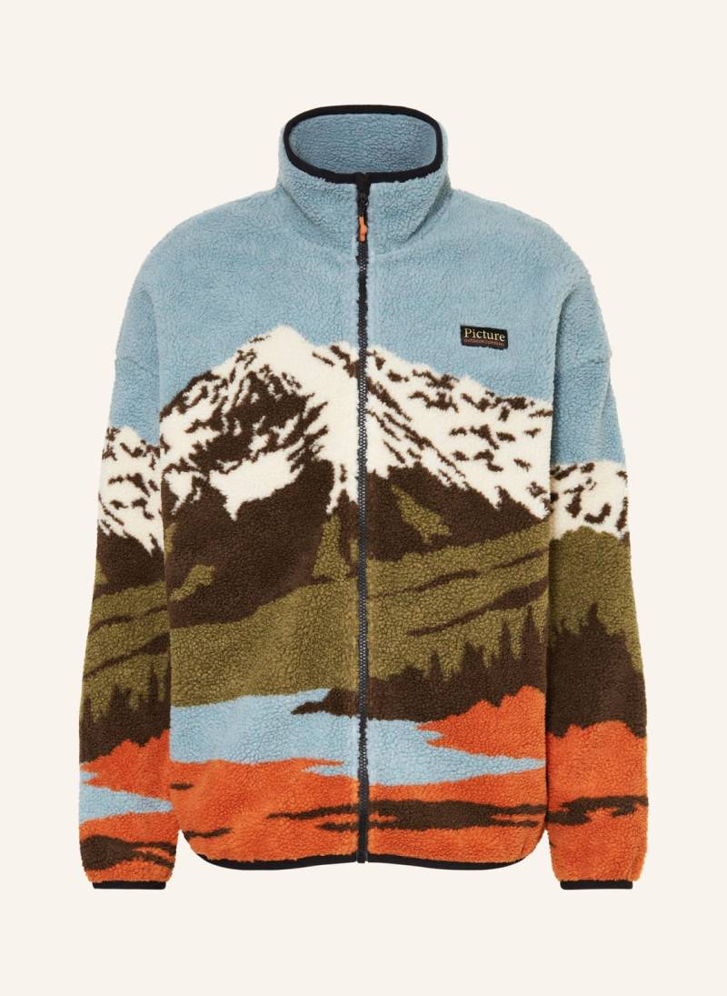 Picture Fleecejacke Hafdals blau von Picture