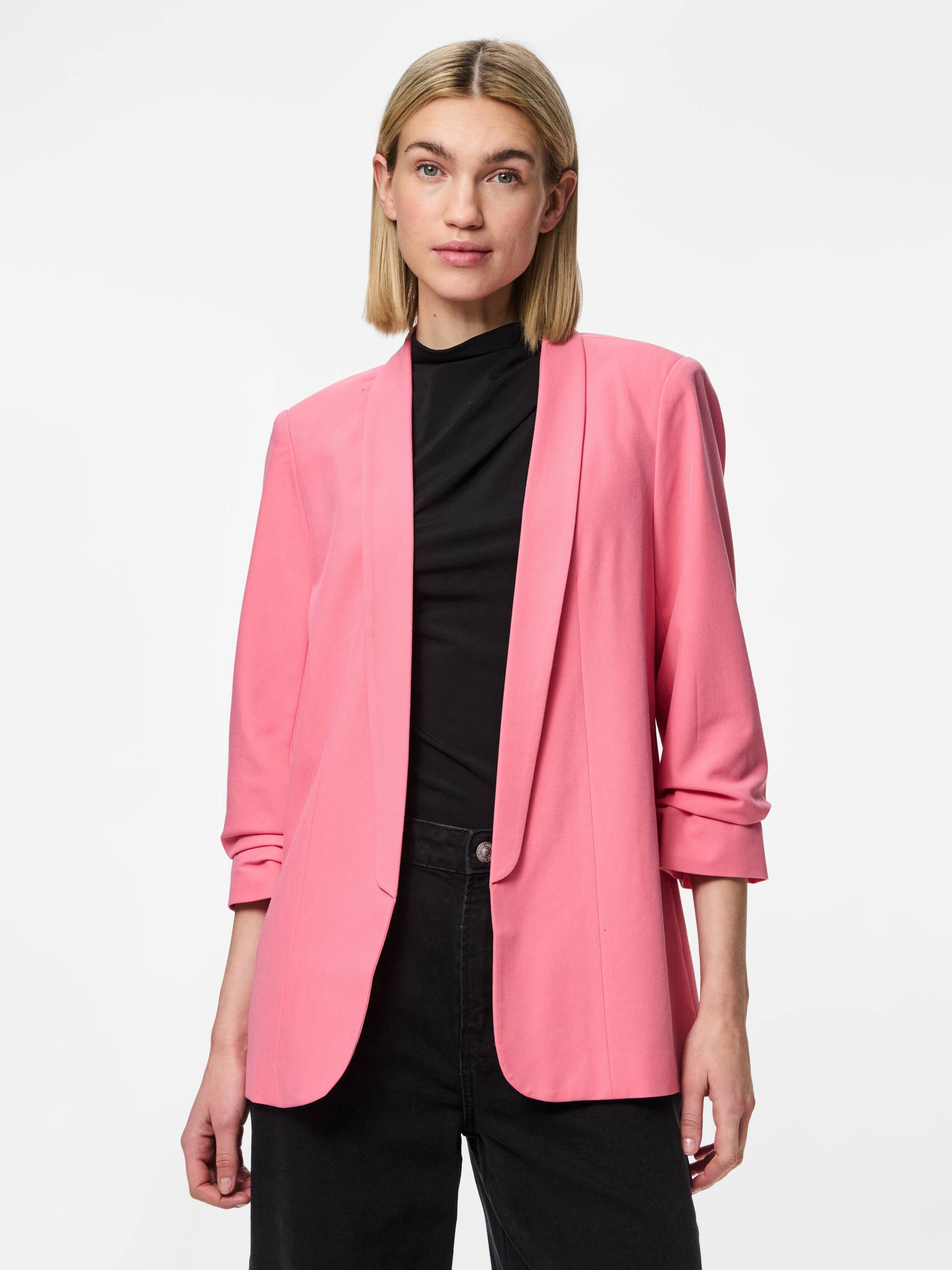 pieces Blusenblazer »PCBOSELLA 3/4 BLAZER NOOS«, mit Faltendetail am Ärmel von Pieces