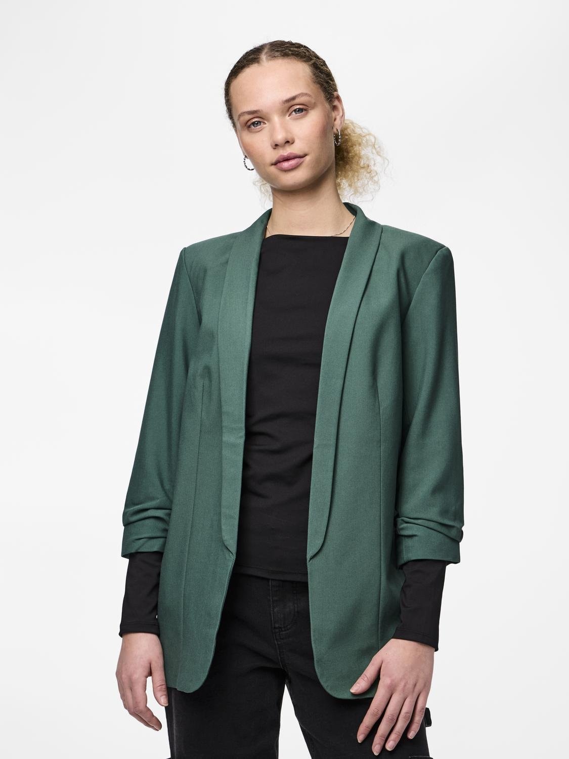 pieces Blusenblazer »PCBOSELLA 3/4 BLAZER NOOS«, mit Faltendetail am Ärmel von Pieces