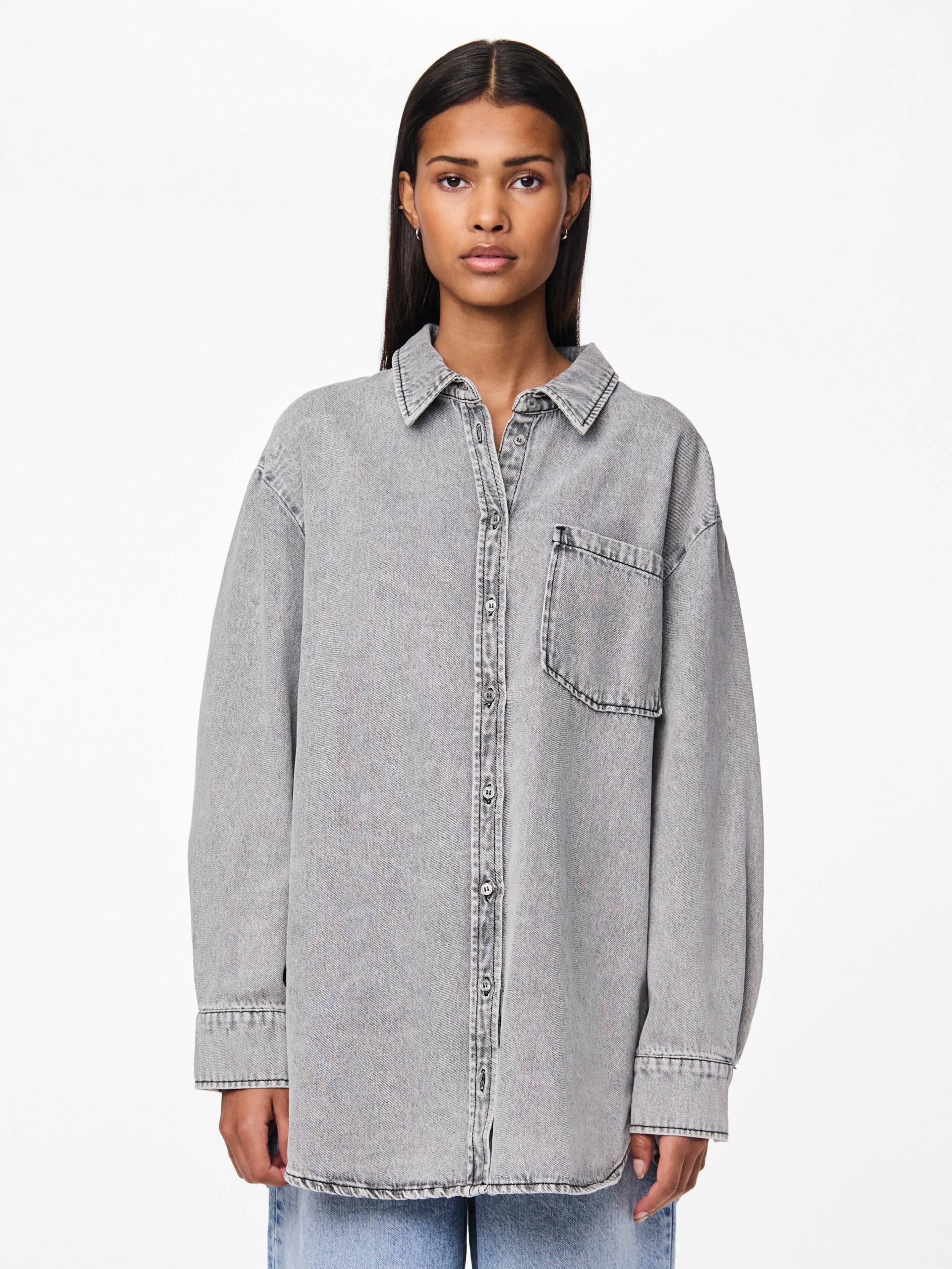 pieces Jeansbluse »PCMAISIE LS DENIM SHIRT NOOS BC« pieces Jeansbluse »PCMAISIE LS DENIM SHIRT NOOS BC« von Pieces