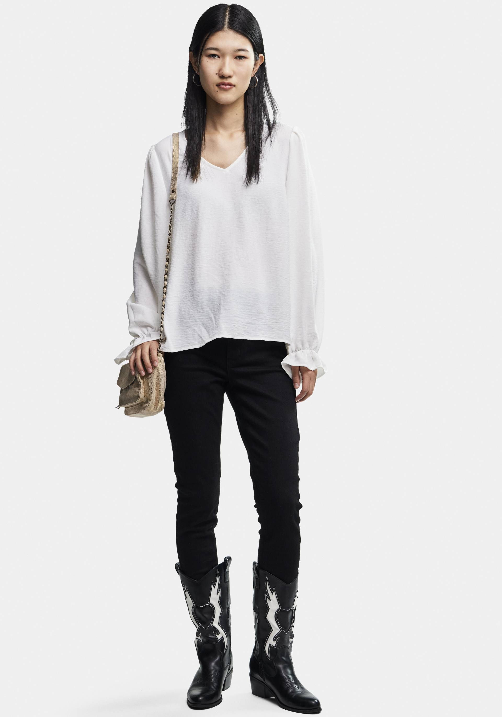 pieces Langarmshirt »PCTIFFANY LS V-NECK TOP NOOS BC« pieces Langarmshirt »PCTIFFANY LS V-NECK TOP NOOS BC« von Pieces