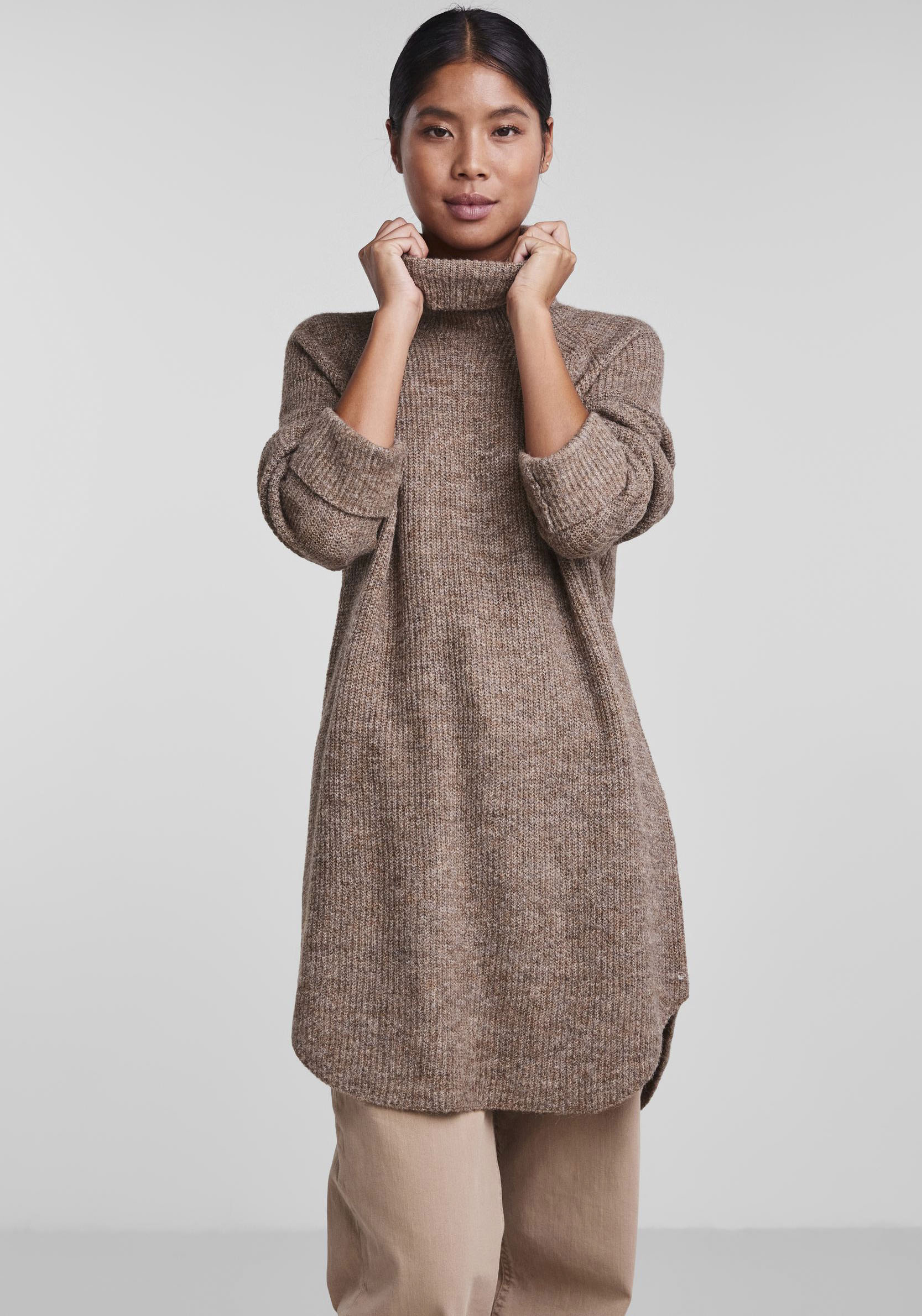 pieces Rollkragenpullover »PCELLEN LS LONG KNIT NOOS BC« von Pieces