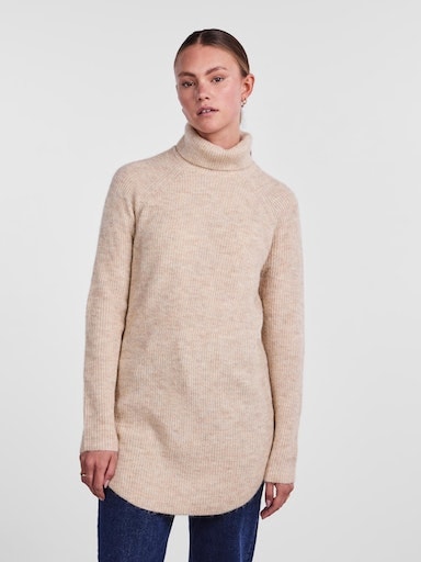 pieces Rollkragenpullover »PCELLEN LS LONG KNIT NOOS BC« von Pieces