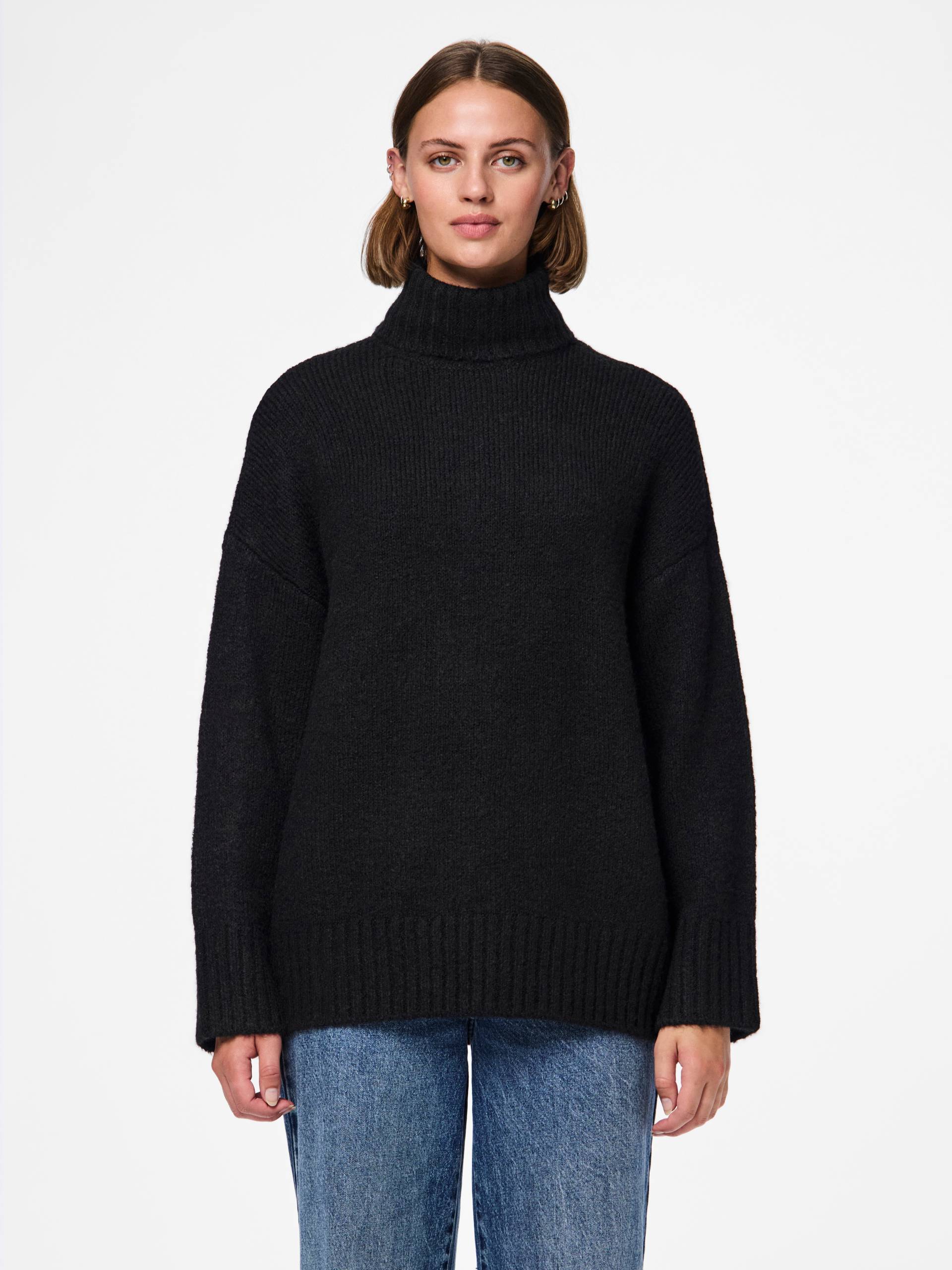 pieces Rollkragenpullover »PCNANCY LS LOOSE ROLL NECK KNIT NOOS BC« von Pieces