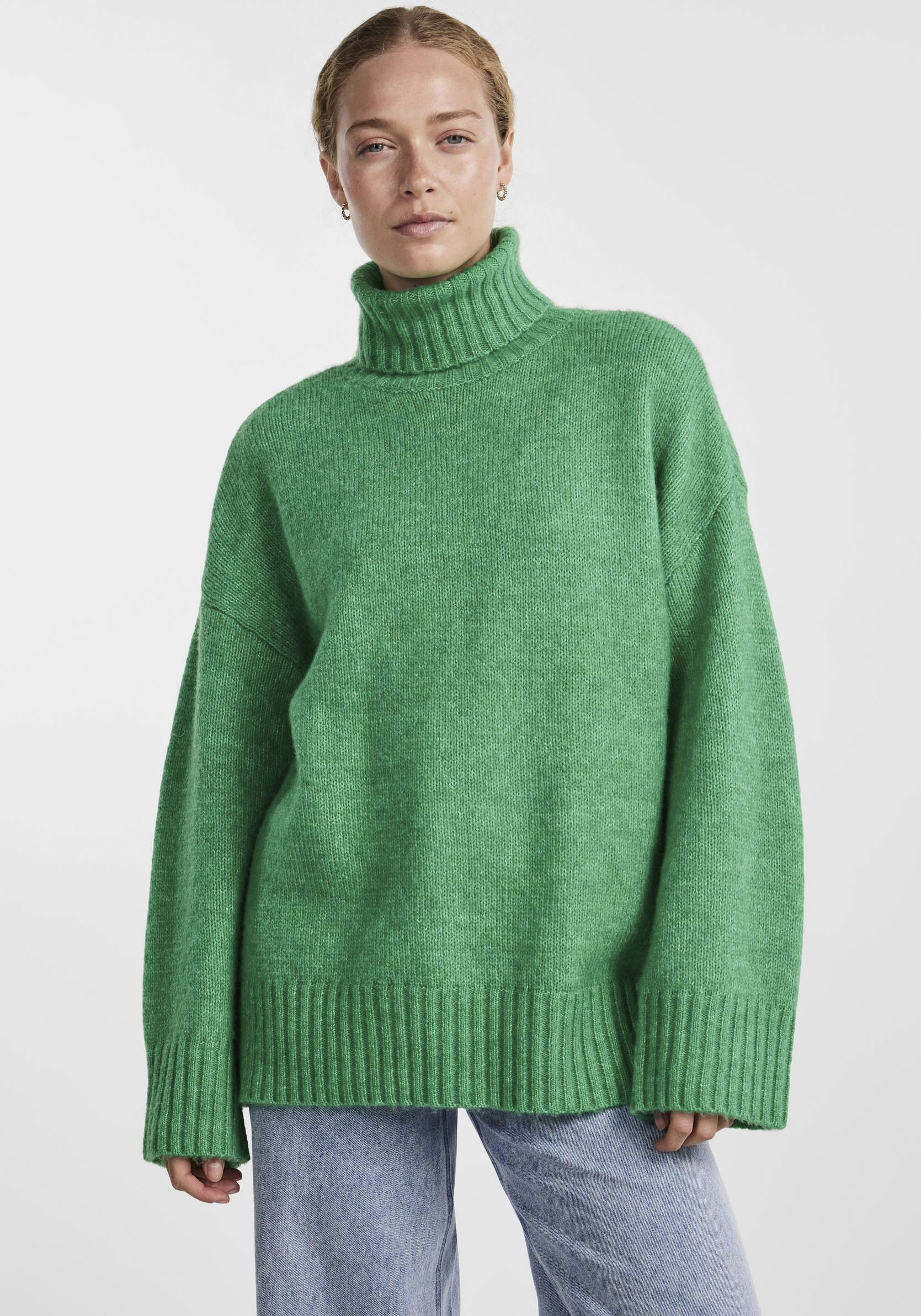 pieces Rollkragenpullover »PCNANCY LS LOOSE ROLL NECK KNIT NOOS BC« von Pieces