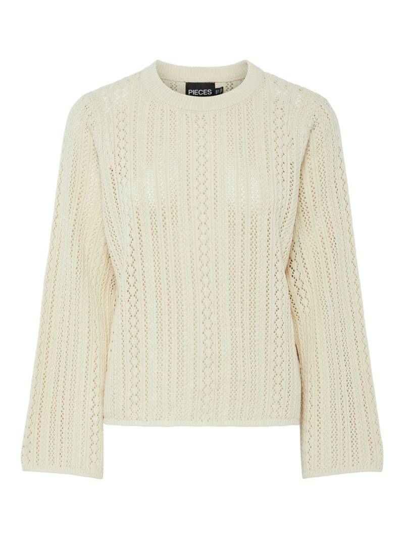 pieces Rundhalspullover »PCNUKA LS O-NECK KNIT NOOS BC« von Pieces