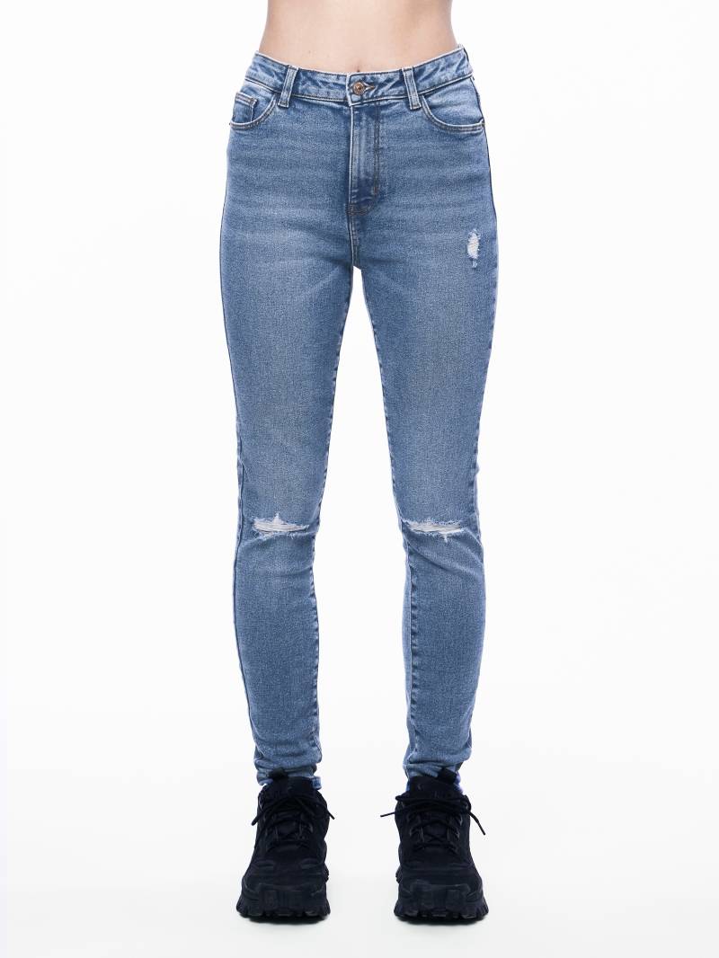 pieces Skinny-fit-Jeans »PCDANA HW DEST SKINNY JNS MB402 NOOS BC«, mit Destroyed Effekt von Pieces