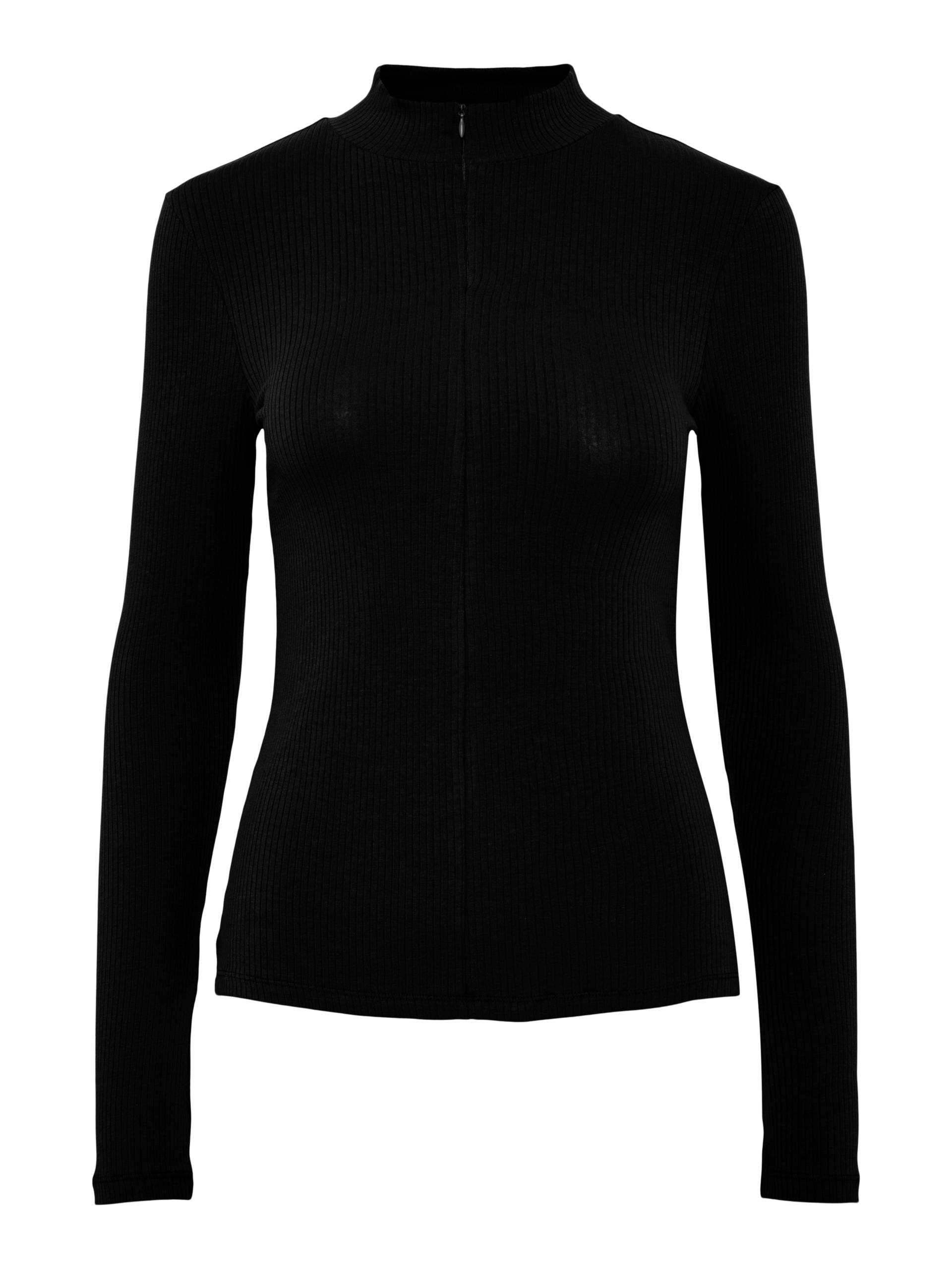pieces Stehkragenshirt »PCKITTE ZIP LS T-NECK TOP NOOS BC« pieces Stehkragenshirt »PCKITTE ZIP LS T-NECK TOP NOOS BC« von Pieces