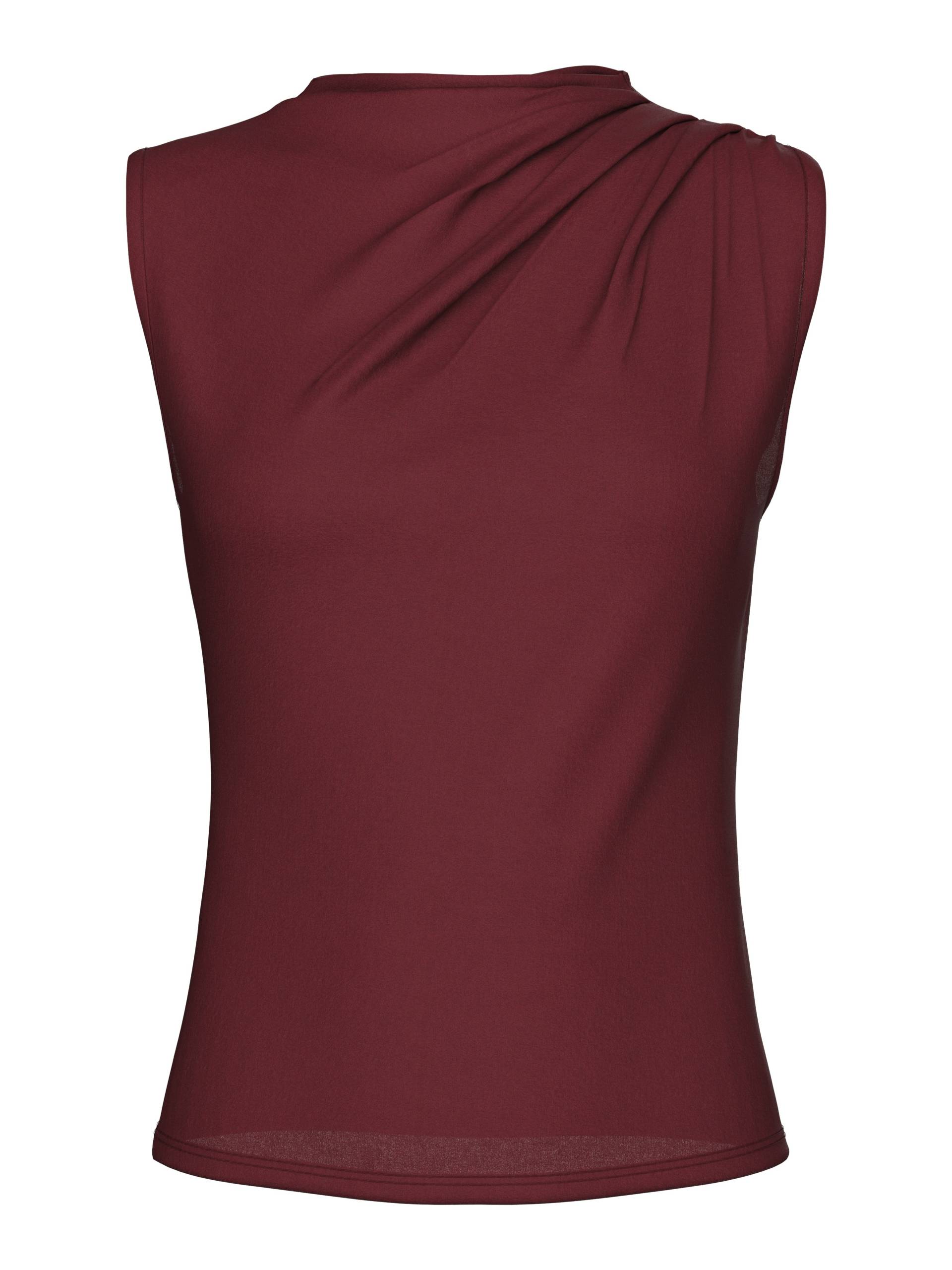 pieces Stehkragenshirt »PCMADISON SL DRAPED TOP NOOS BC« pieces Stehkragenshirt »PCMADISON SL DRAPED TOP NOOS BC« von Pieces