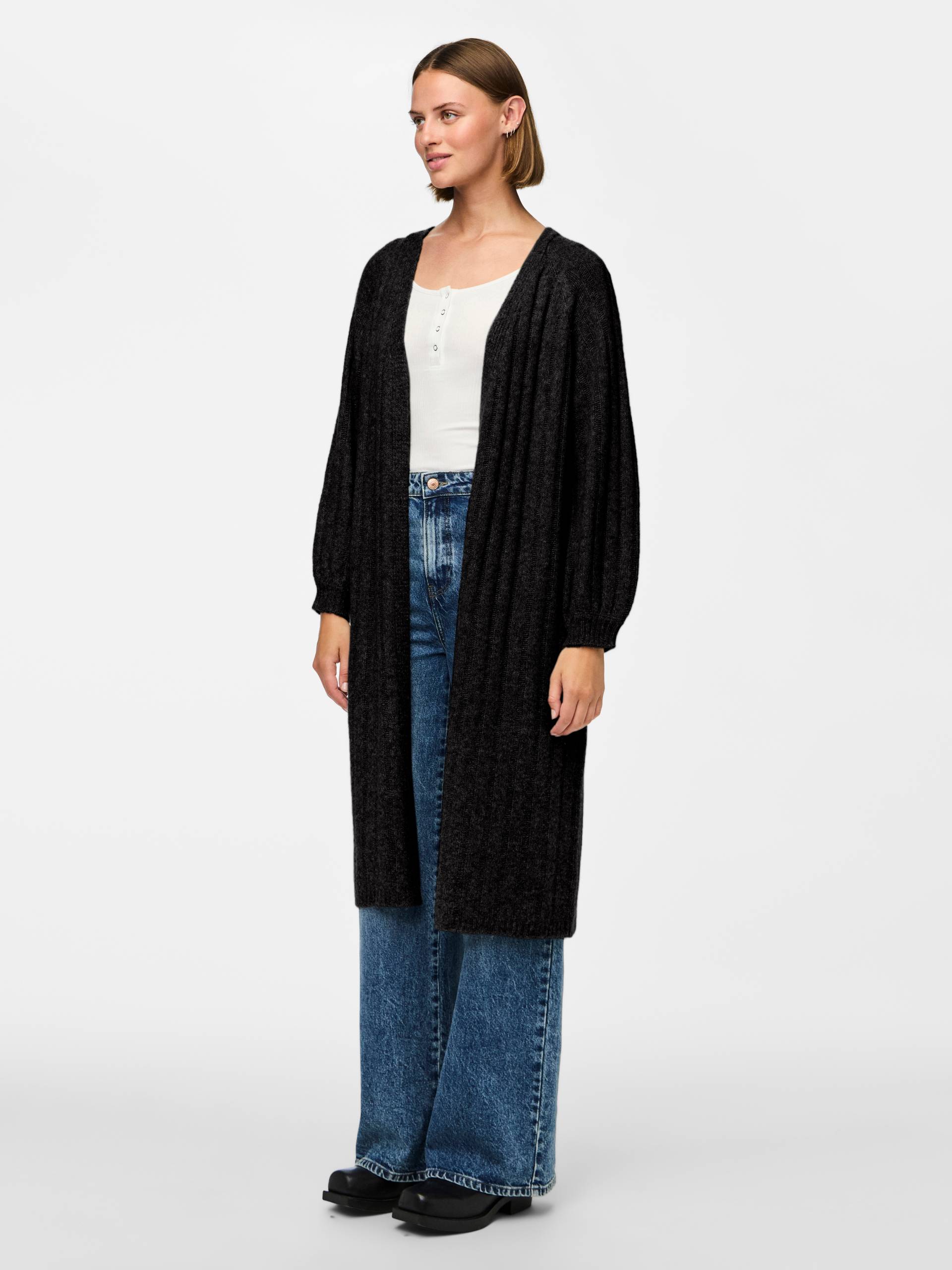 pieces Strickjacke »PCMAGGY LS LONG KNIT CARDIGAN NOOS BC« von Pieces