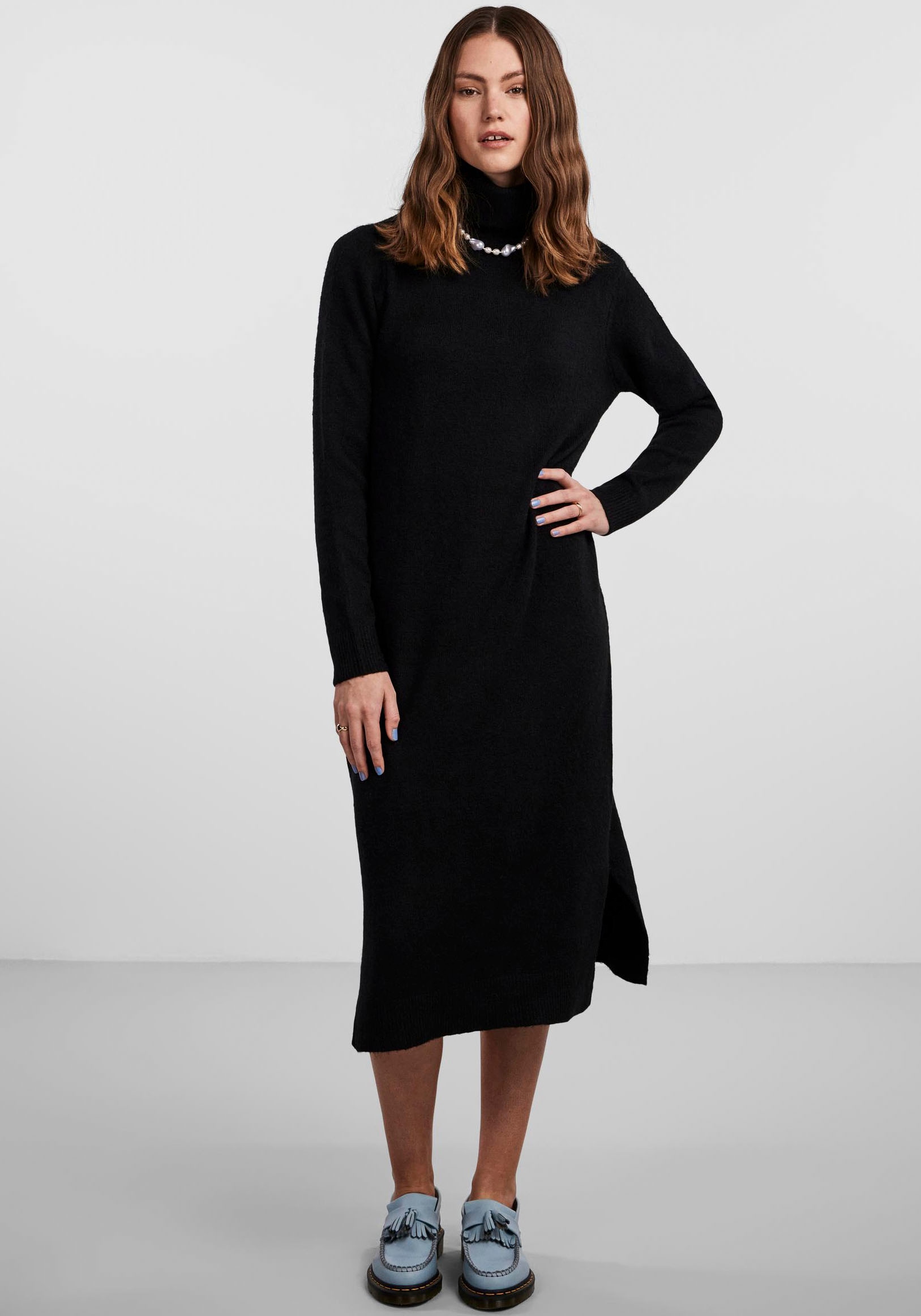 pieces Strickkleid »PCJULIANA LS ROLLNECK KNIT DRESS NOOS BC« von Pieces