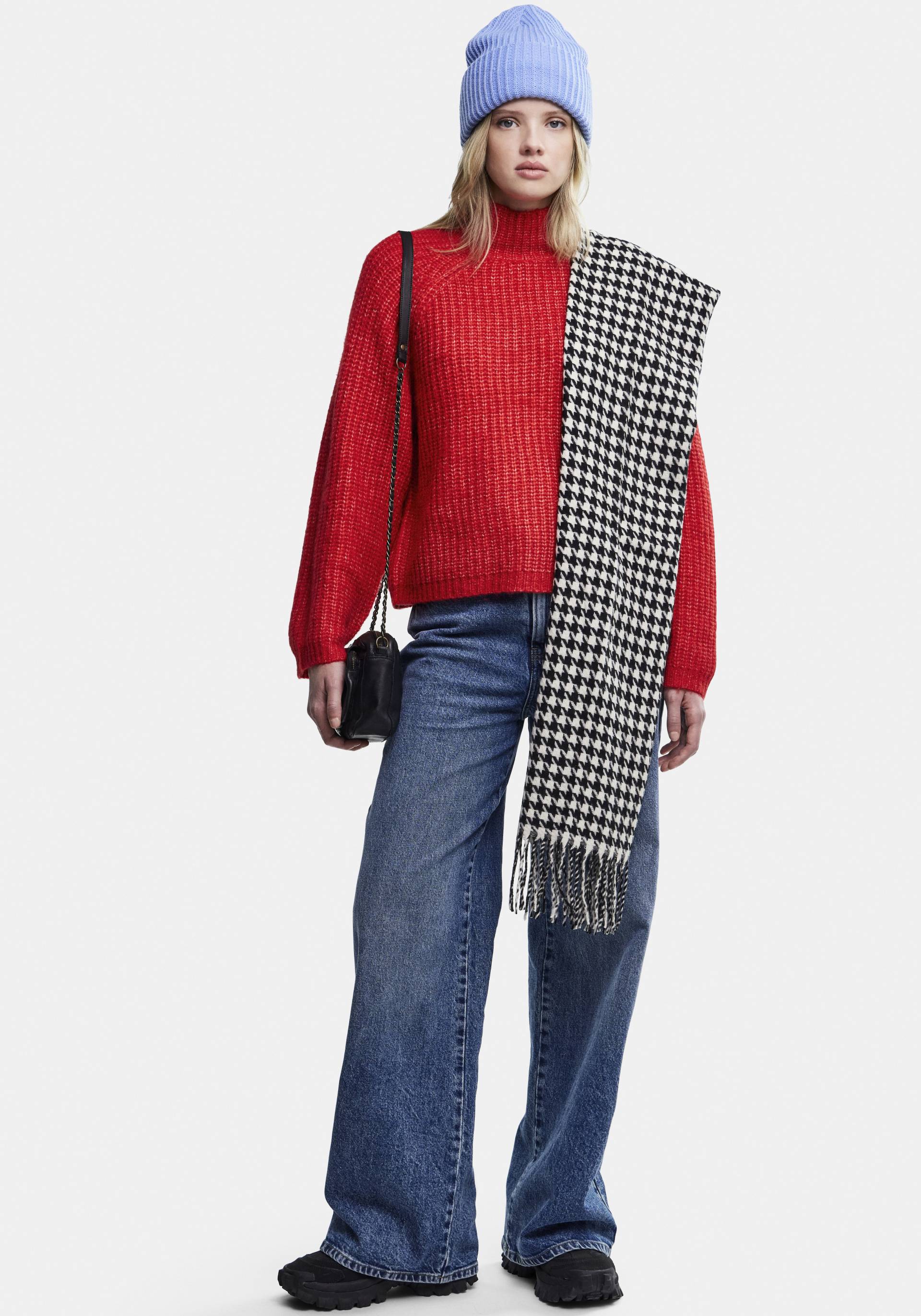 pieces Strickpullover »PCNELL LS HIGH NECK KNIT NOOS« pieces Strickpullover »PCNELL LS HIGH NECK KNIT NOOS« von Pieces
